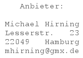 Anbieterinfo